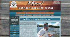 Desktop Screenshot of miamibonefishing.com